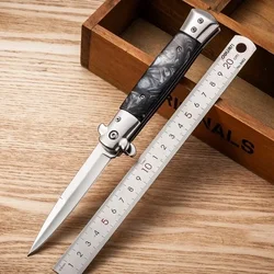 Stee Folding Pocket Knife for Men Outdoors Self Defense High Hardness Tactic Camping Multifunctional Knifes for Hunting&Fashing