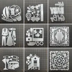 Wedding baby beach series Metal Cutting Dies Stencils For DIY Scrapbooking Decorative Embossing Handcraft Die CutsTemplate