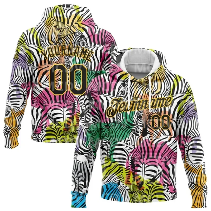 Custom Stitched White Black-Sky Blue 3D Pattern Design Tiger And Hawaii Palm Tree Sports Pullover Sweatshirt Hoodie