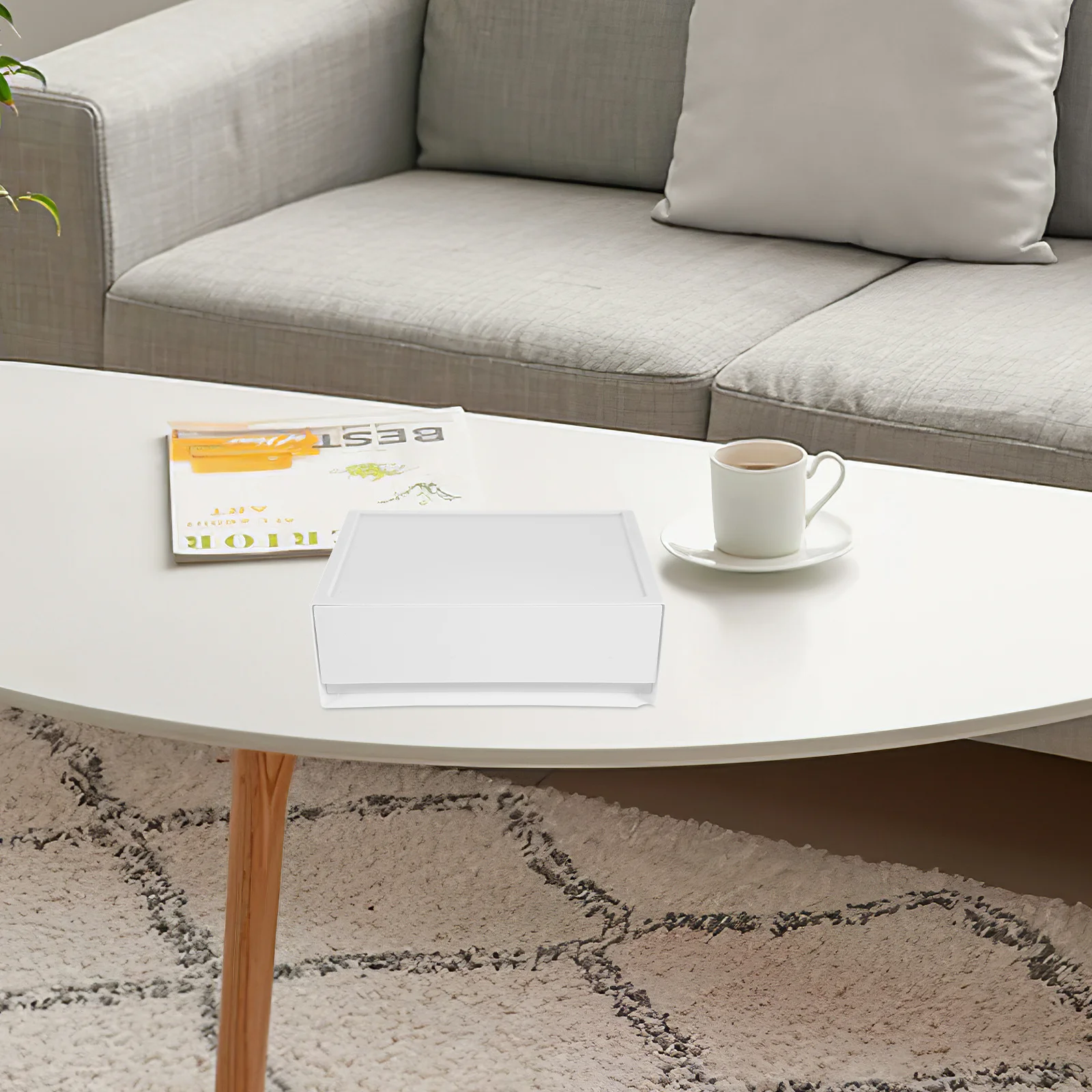 Stackable Desktop Storage Drawer Organizer Plastic Box for Office Cosmetics Stationery Organizer Plastic Drawer