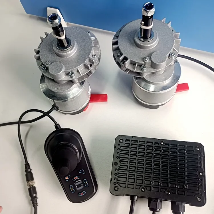 24V 200W Motorized Electric Motor with Brake 100rpm 120rpm 12V with Controller And Joystick for RC Car Boat Model Kit