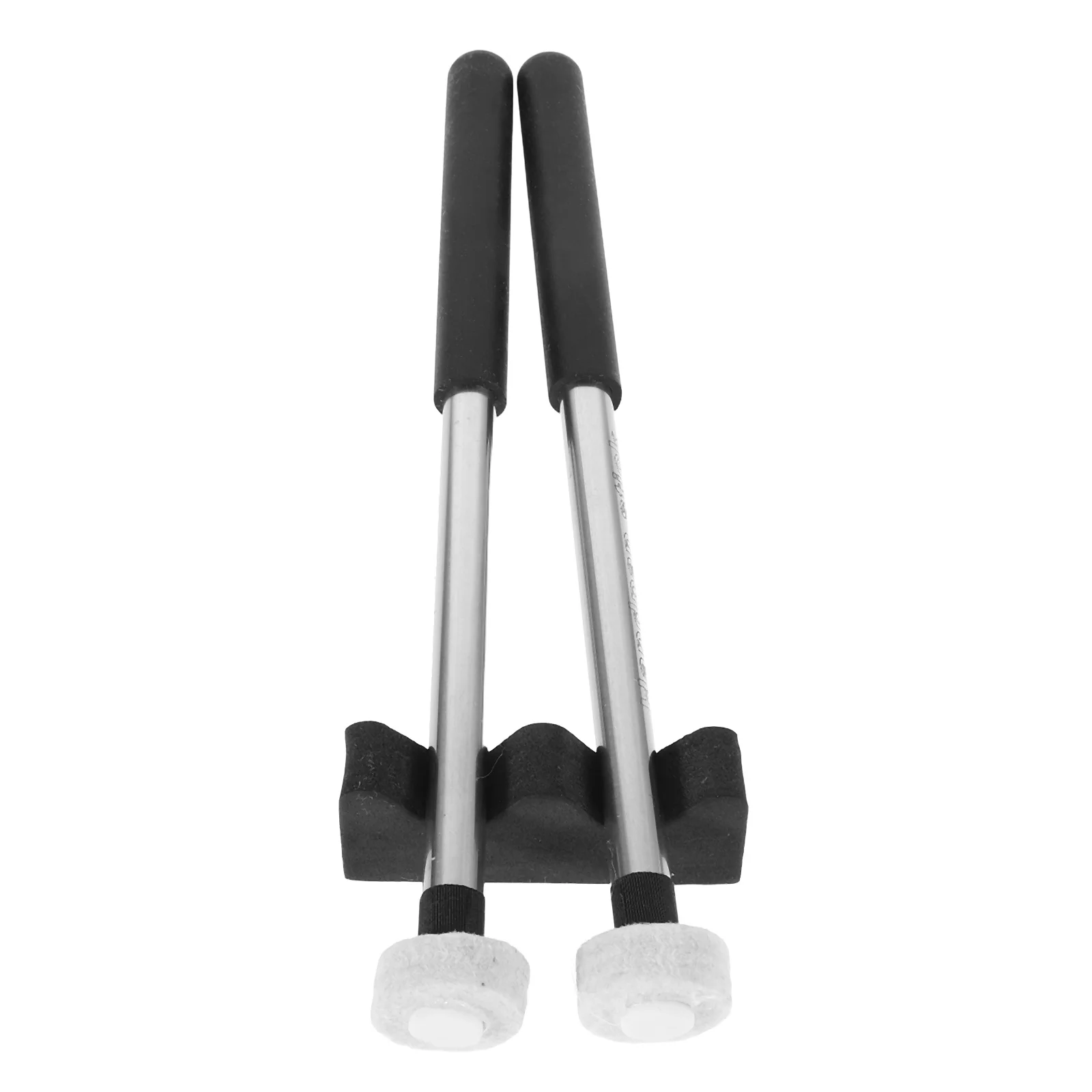 

2pcs Tongue Drum Sticks Felt Head Metal Handle Non-Slip Grip Portable Percussion Mallets For Xylophone Singing Bowl Kids Drum