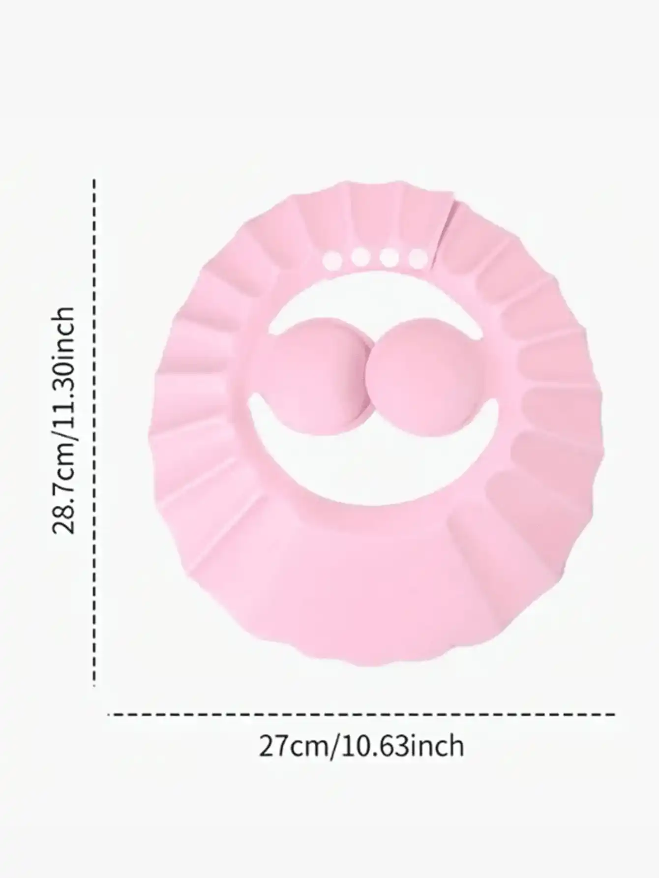 Due cuffie per shampoo per bambini, un rosa, un blu, per aiutare il bagnetto del bambino, un buon ausilio per il bagno, due acquistano insieme, utilizzare uno, l'altro di ricambio