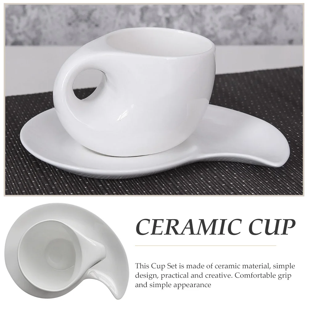 

Porcelain Cup Mug Coffee Mugs and Saucer Cups with Saucers Tea Versatile Afternoon Ceramics Teacups