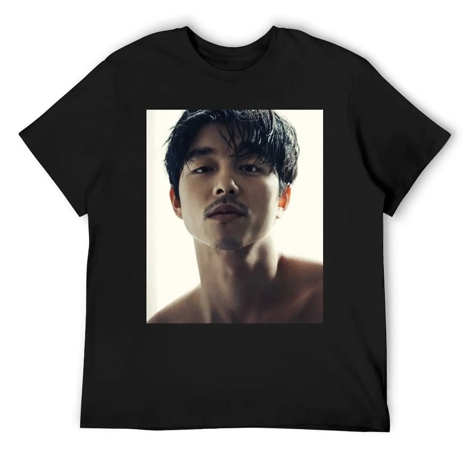 Gong Yoo hot T-Shirt customs quick drying vintage t shirt men