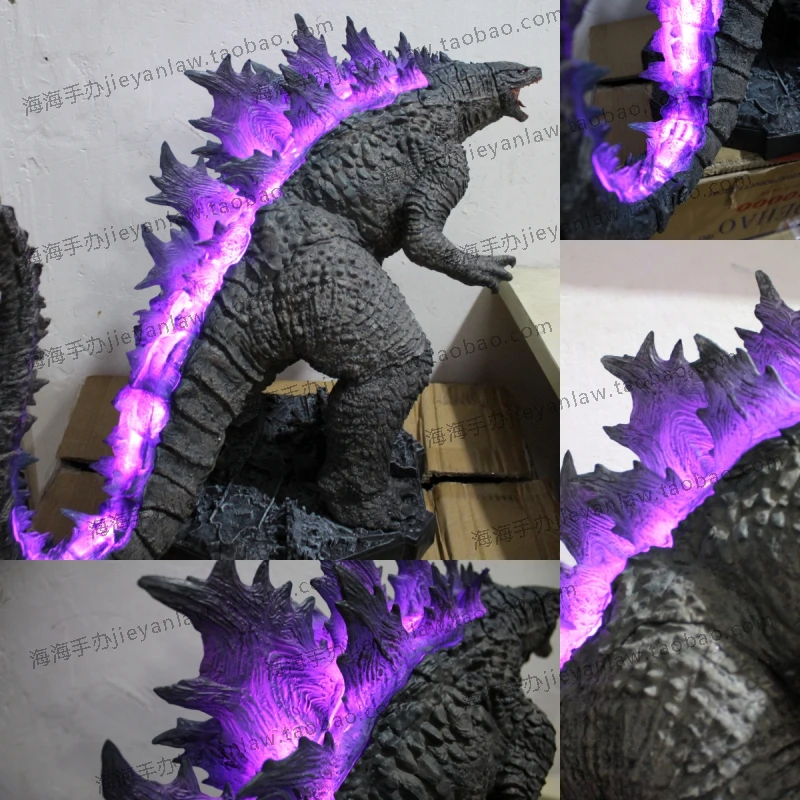 50Cm Film Randapparatuur King Kong Vs Godzilla Actiefiguur Gigantisch Monster Beeldje Godzilla Standbeeld Licht Model Pvc Collectie Speelgoed