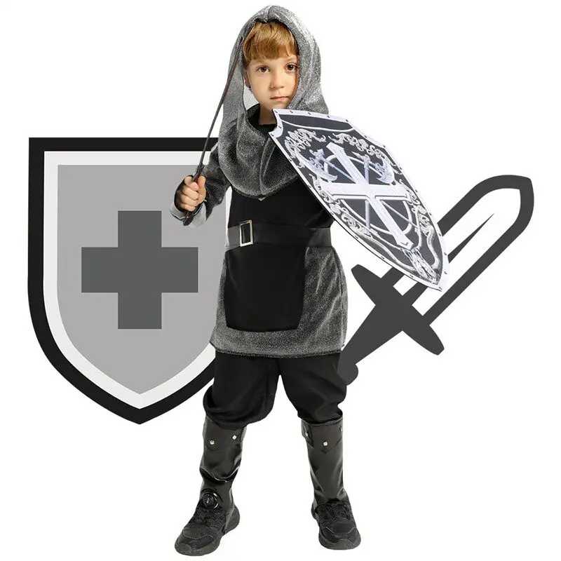 medieval-halloween-costume-children's-knight-role-playing-cosplay-festival-performance-outfit-women's-latin-dance-shoes