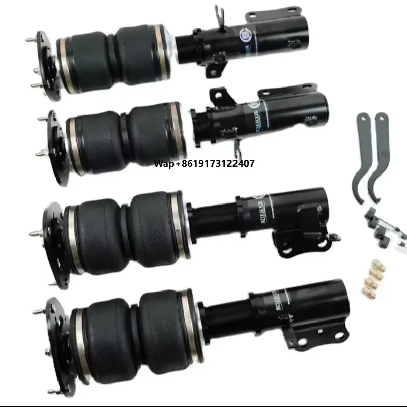 Durable Air Shock Absorbers with Adjustable Pressure & Universal Mounting Kits