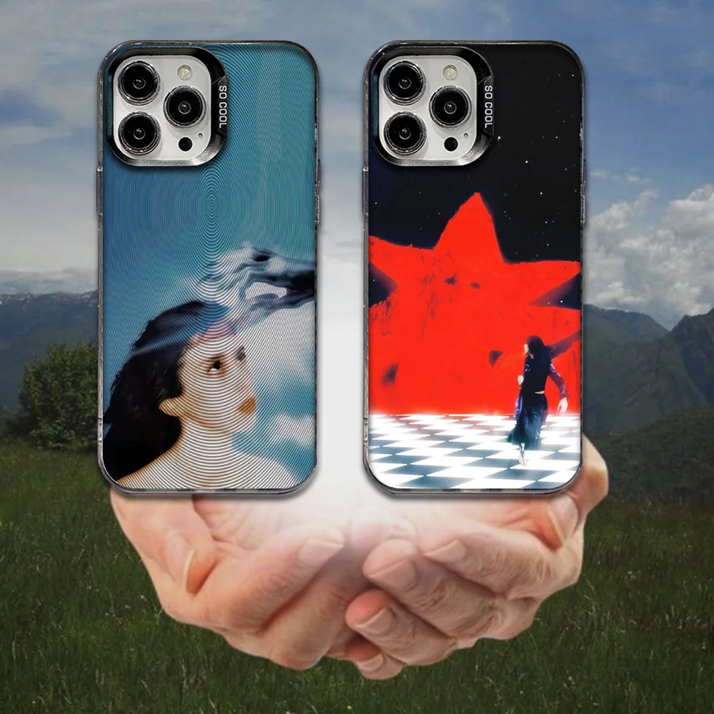 

Magdalena Bay Band Phone Case For iPhone 16,15,14,13,12,11,8,7,Pro,Max,Plus,Mini,XS,SE Anti Fall Black Matte Hard