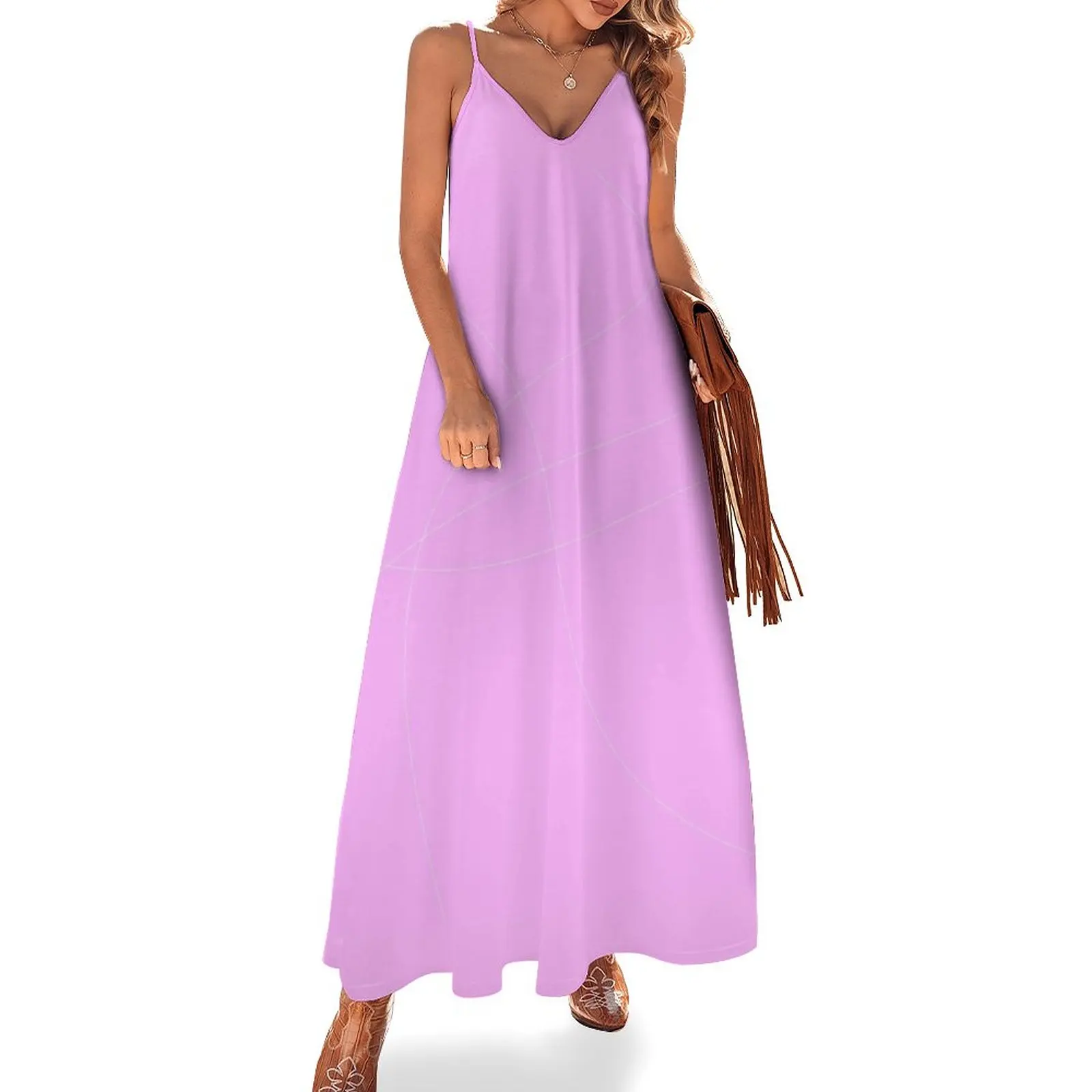 

Simple pink design Sleeveless Dress Women's clothing women formal occasion dresses