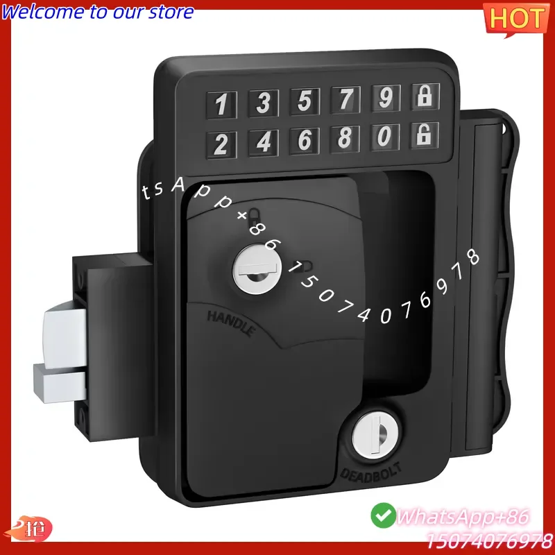 2026 Metal RV Keyless Entry Door Lock Car Password Electric Door Lock Remote Control Waterproof Door Lock