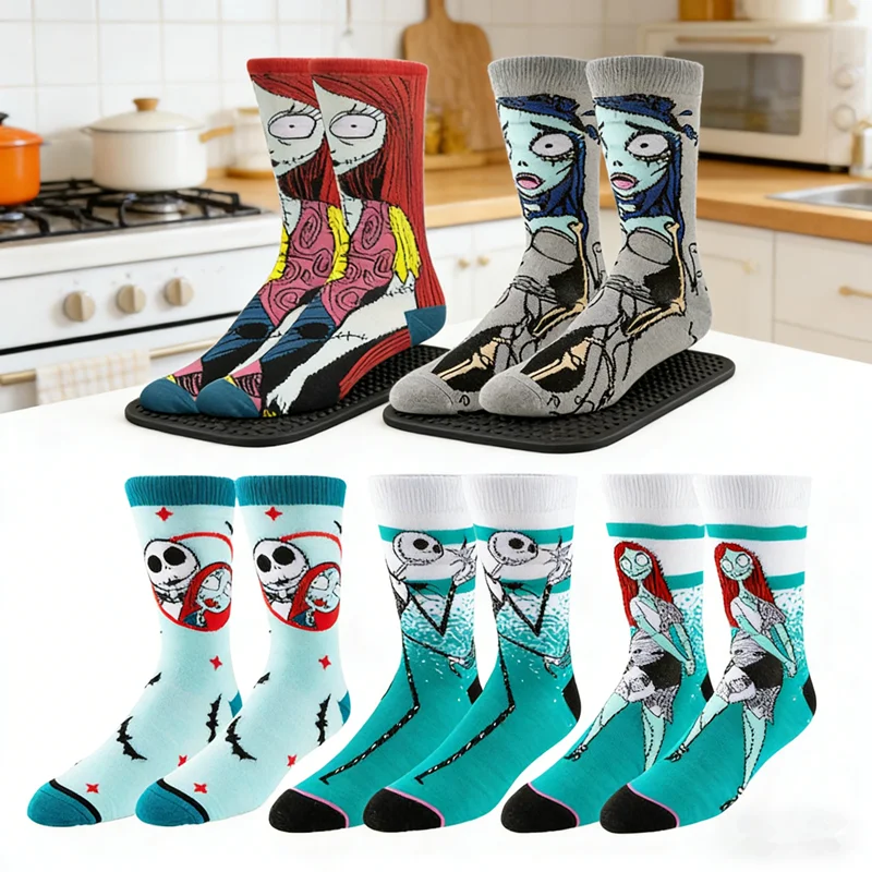 

Potdemiel повседневные носки с героями мультфильмов аниме для мужчин и женщин в стиле хип-хоп, уличная мода, новинка, забавный экипаж