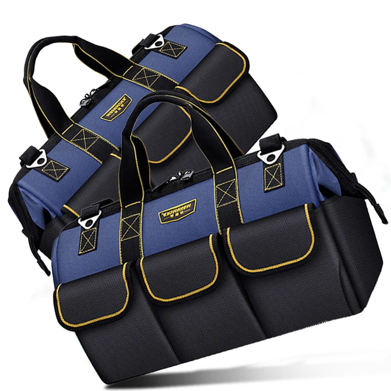JUNEFOR New Tool Bag Organizer Tools Storage Bag Toolbox Shoulder Packing Handbag For Electrician Carpentry Repair Installation