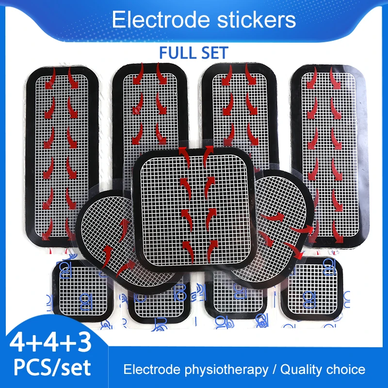 Replacement Gel EMS Trainer Transparent Gel Electrode Pad for All Flex Abdominal Belts Stimulator Arm Toning Pads Belt Replace