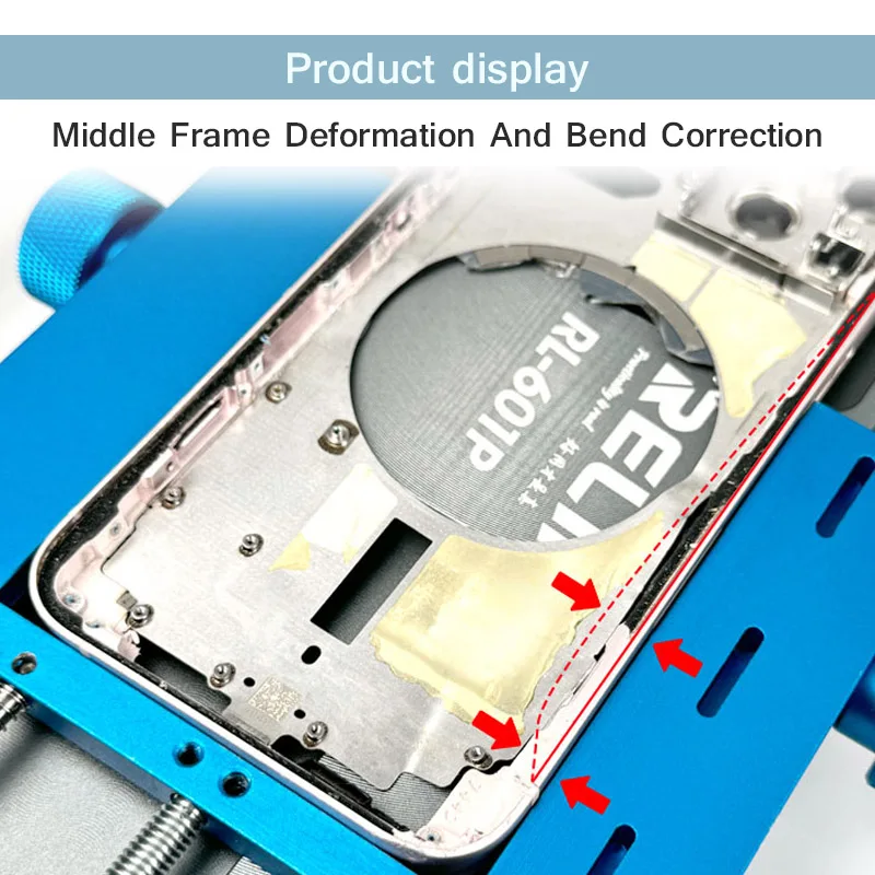 Multifunctional Frame Corrector Support IP11-15ProMax RELIFE RL-601P Mid-frame Bending Deformation Recovery Correction Fixture