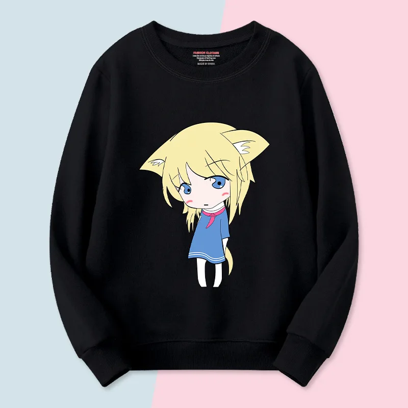 هوديي للفتيات، بلوزة رياضية للأطفال برقبة دائرية وأكمام طويلة، طبقة أساسية عصرية وغير رسمية للفتيات، نمط الخريف، دافئ