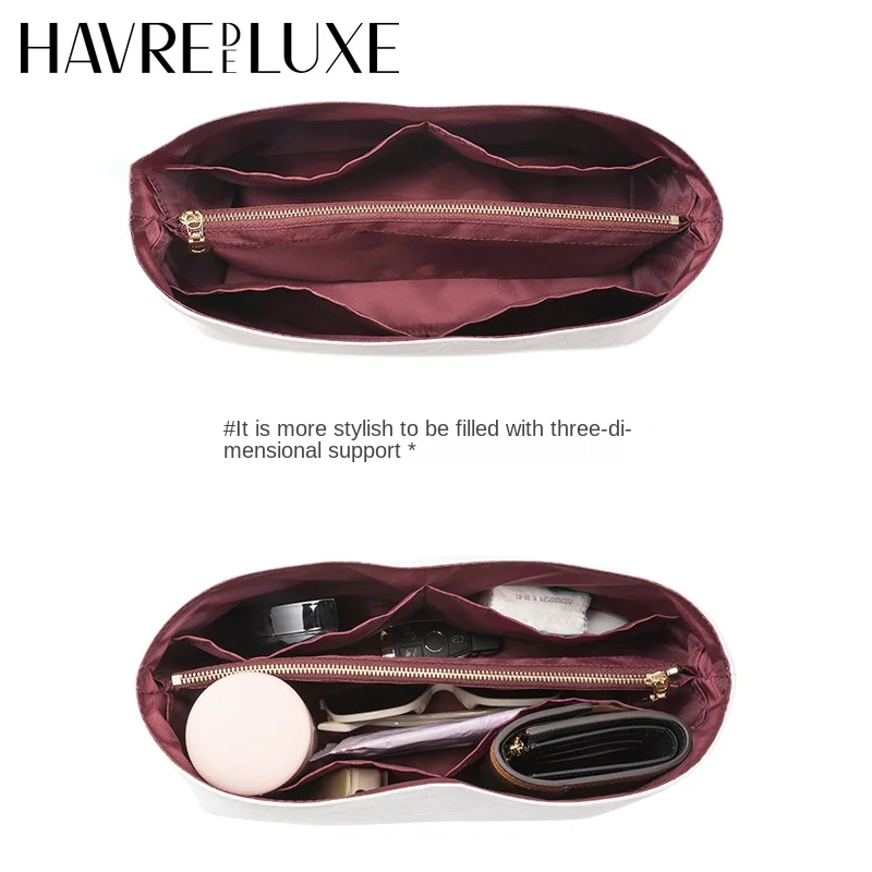 HAVREDELUXE-organizador de bolsas para Longchamp Hobo, bolsa de forro impermeable, bolsa de papel Dupont, almacenamiento