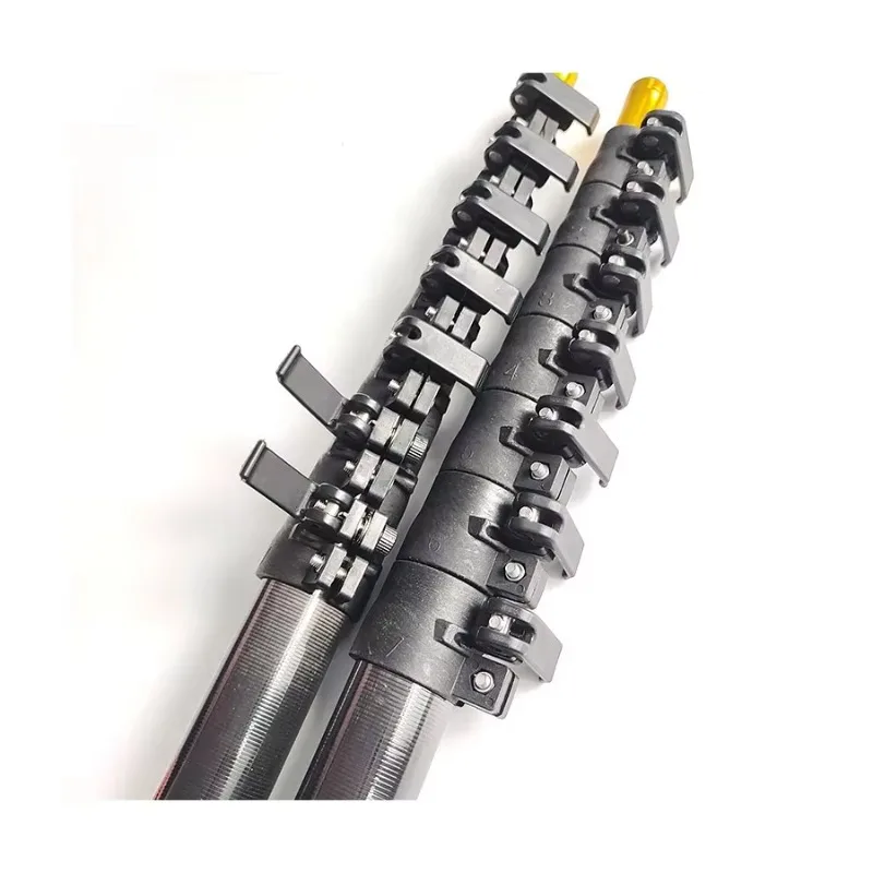 Customized Lightweight All Carbon Fiber Coconut Collection Rod Length 3m-20m Carbon Fiber Telescopic Pole
