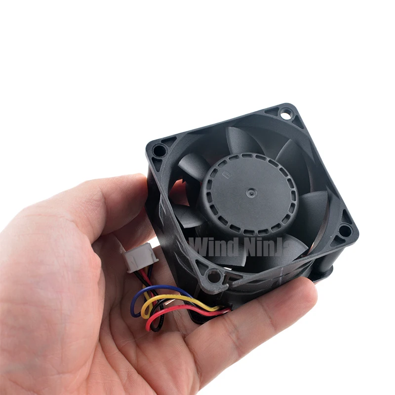 （2pcs） CHT6012BX-W38B High-Speed 60mm Cooling Fan DC12V 1.60A 4-Pin 12000rpm Double Ball Bearing for Server Cooling 60x60x38mm