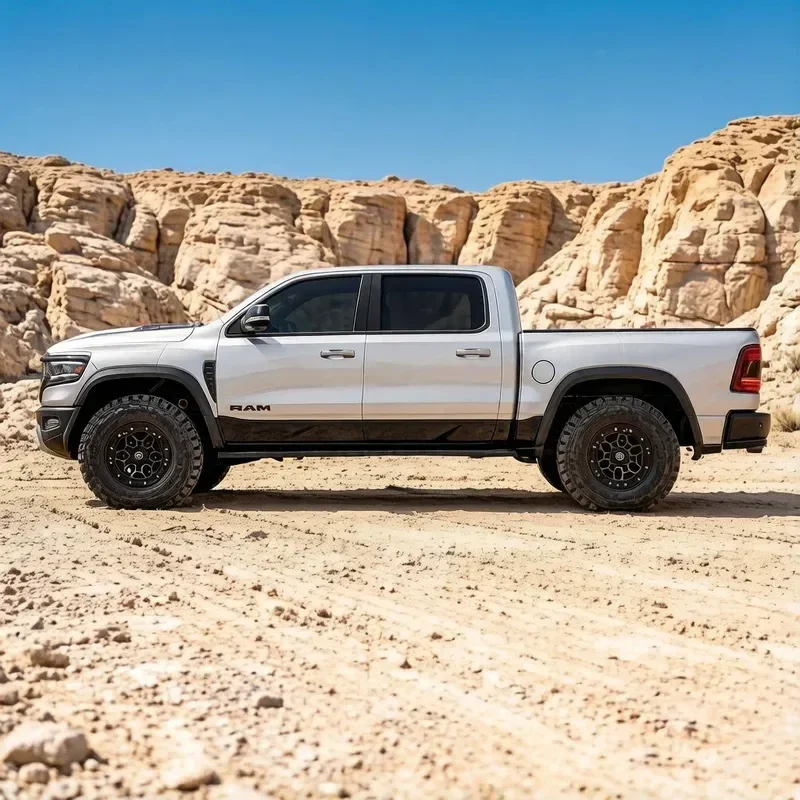 Hot 1/8 KM Thor Tyrannosaurus RAM 1500 Simulation Remote Control Car Electric 4WD Brushless RC Climbing Off-Road Truck Model Toy