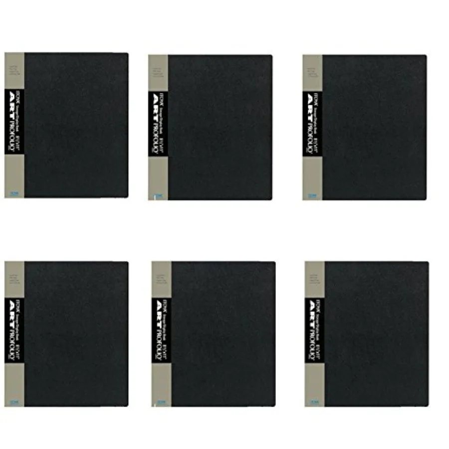 Pack Of 6 Art Profolio 8.5 X 11 Presentation Photo Album Book IA-12-8 - 24 Slee…