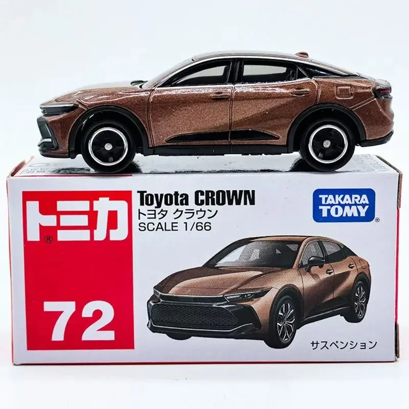 

Модель автомобиля TAKARA TOMY, литая под давлением Toyota Crown SUV, красная, белая коробка 72, игрушка из сплава в подарок 228356