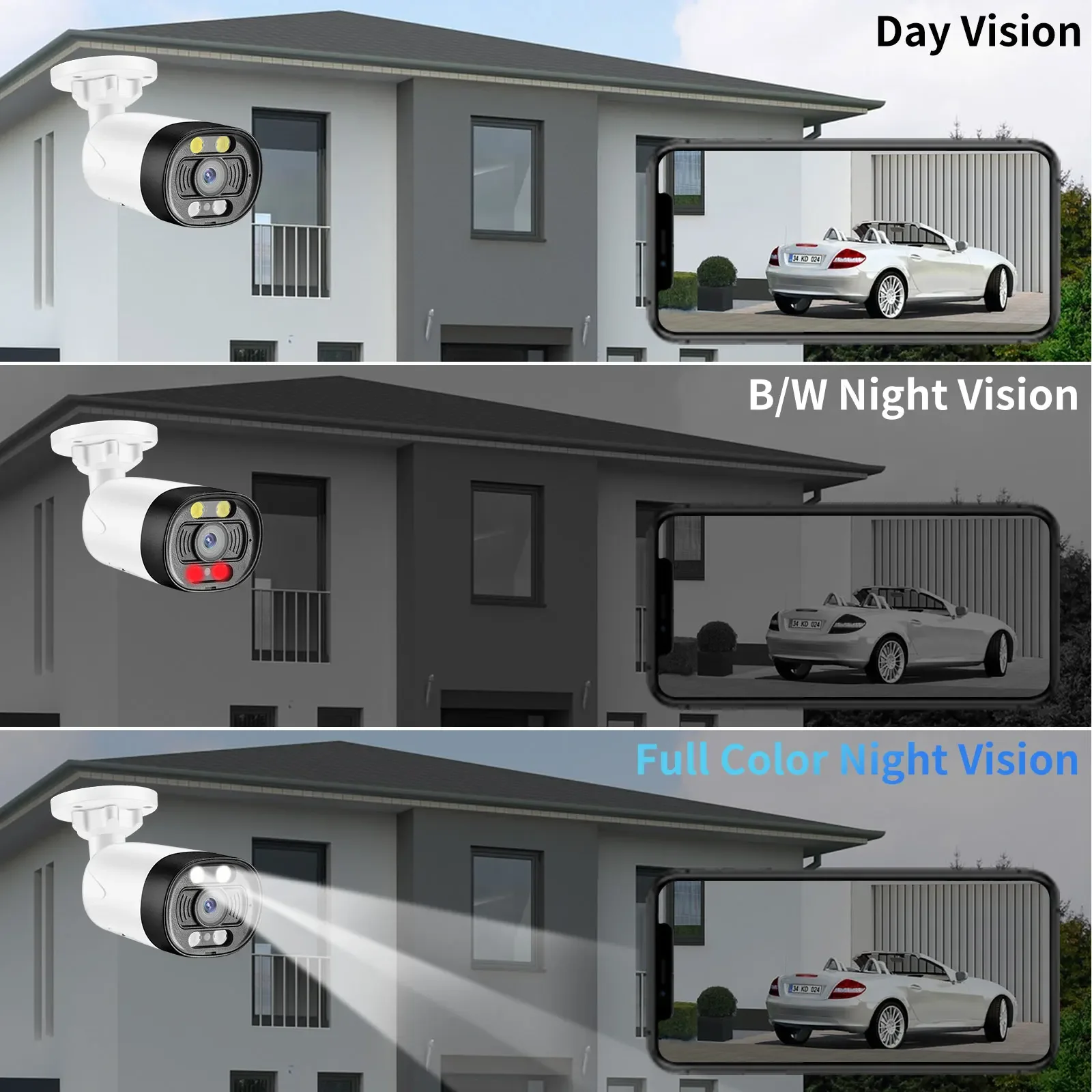 

Gadinan AI IP Camera POE 8MP 4K Face Detection H.265+ ONVlF Security Protection Outdoor Waterproof Two Way Audio 4MP CCTV Camera