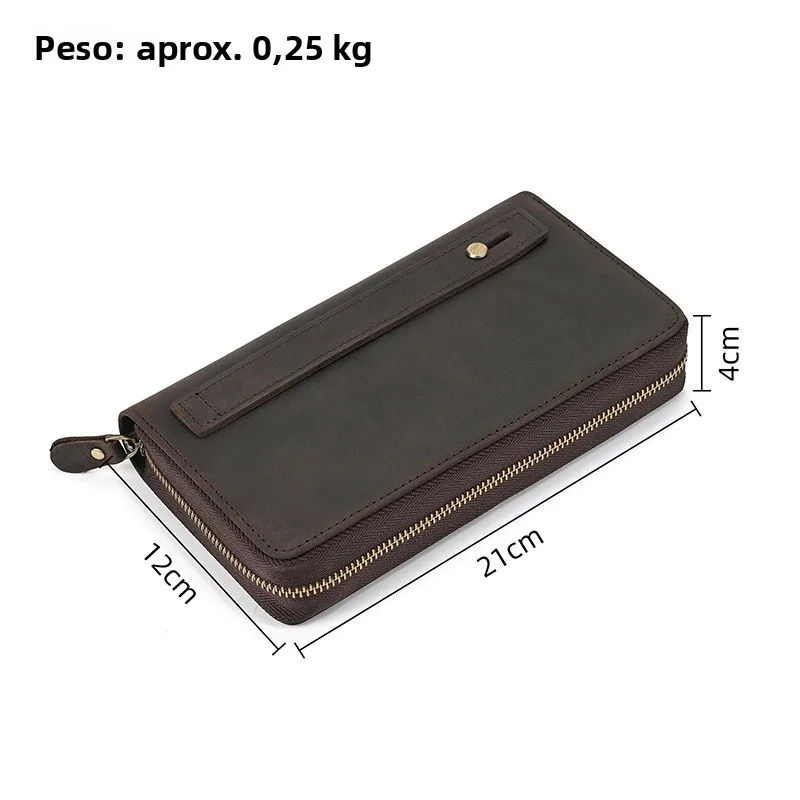 long-wallet-men's-commuting-leather-wallet-zipper-large-capacity-mobile-phone-cowhide-handbag-multi-card-slot