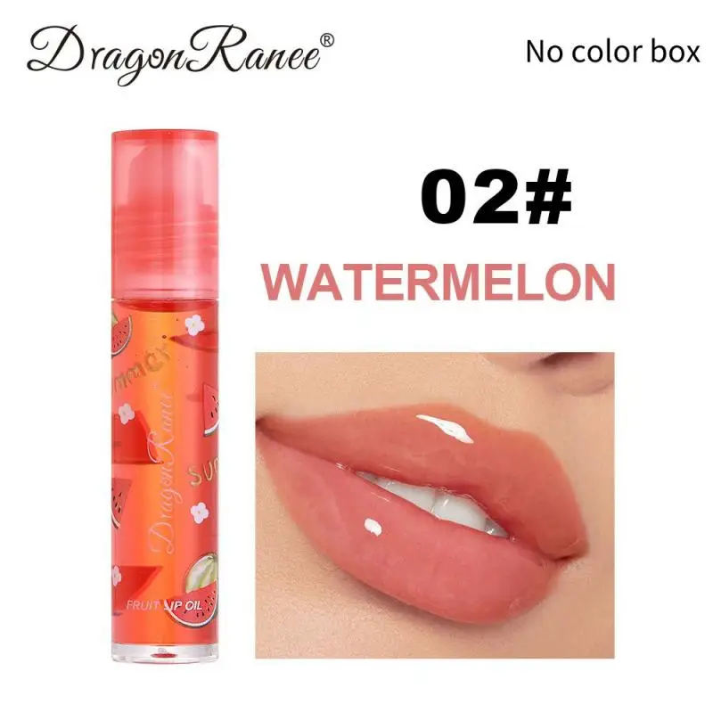 Fresh Fruit Roll-On Lip Balm Lip Makeup Primer Moisturizing Transparent Lip Oil Long Lasting Hydrating Lip Gloss Cosmetics Tools