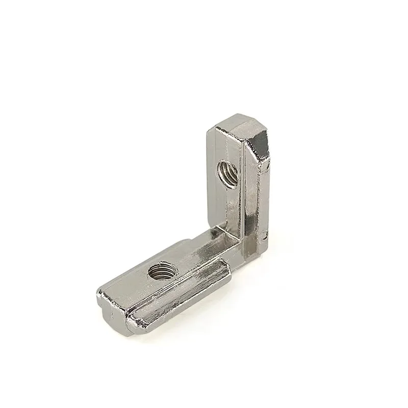 5/10/15pcs 2020 3030 4040 4545 90 ° / 180 ° aluminum profile extrusion T-slot internal corner connector joint support with screw