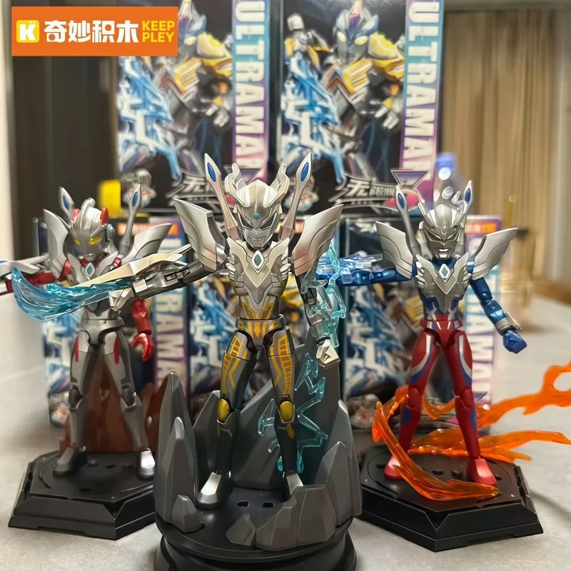 

Keeppley Ultraman Zero 03 Collectible Action Figure - Assembled Movable Model Toy - Ultraman X Zero Nexus Victory Greeza Zalgorg