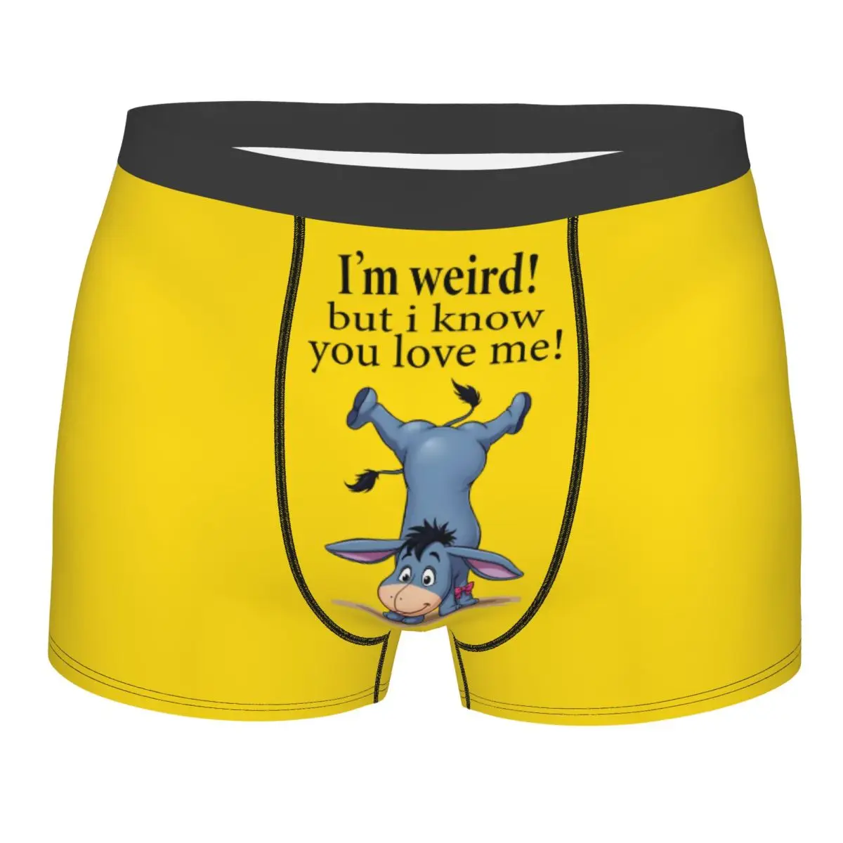 

Custom Winnie The Pooh Eeyore Boxers Shorts Men Briefs Underwear Novelty Underpants