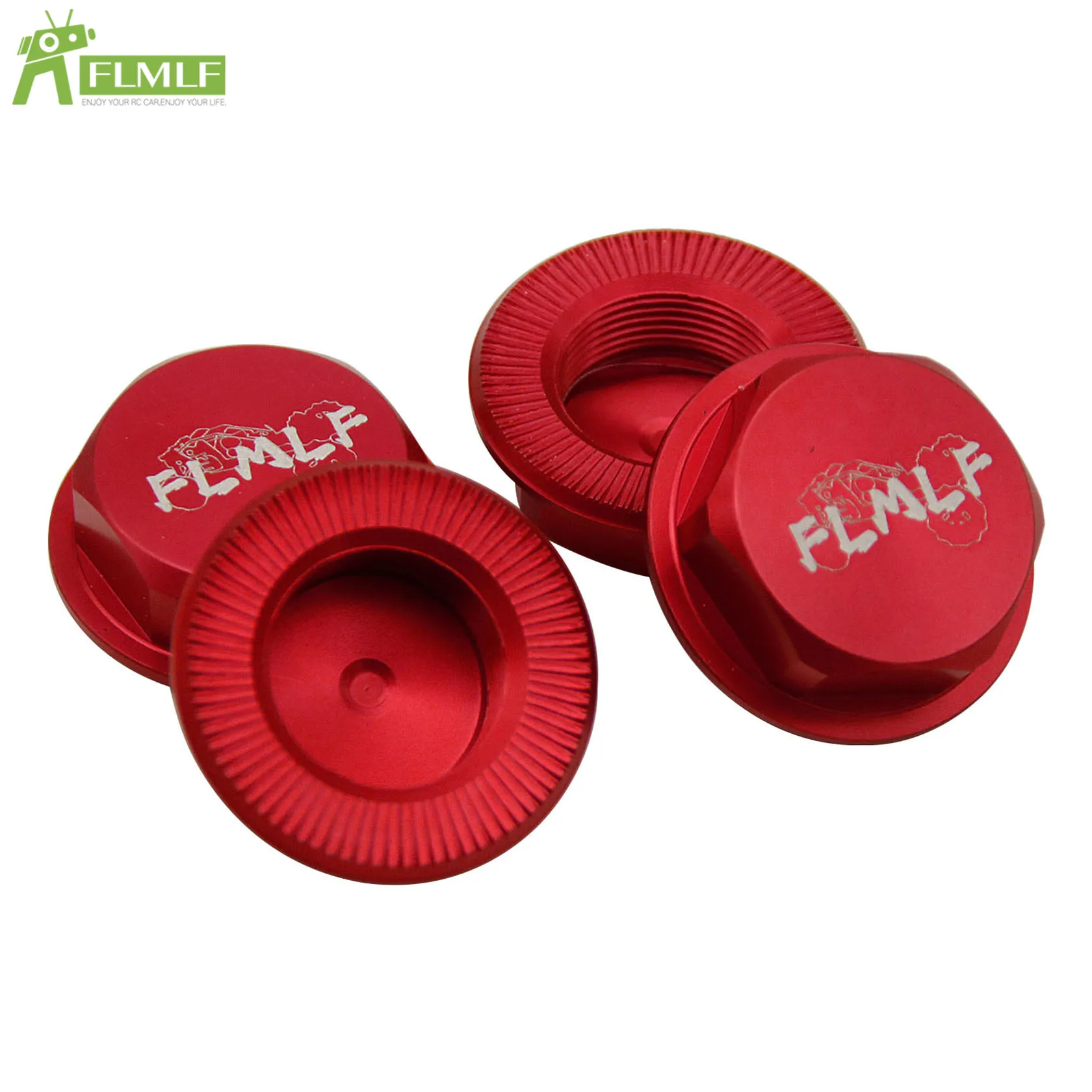 4pcs/Set  Alloy 24mm Wheel Nut Fit for 1/5 HPI ROFUN BAHA ROVAN KM BAJA 5B 5T 5SC or Losi 5ive T Rc Car Toys Games Parts