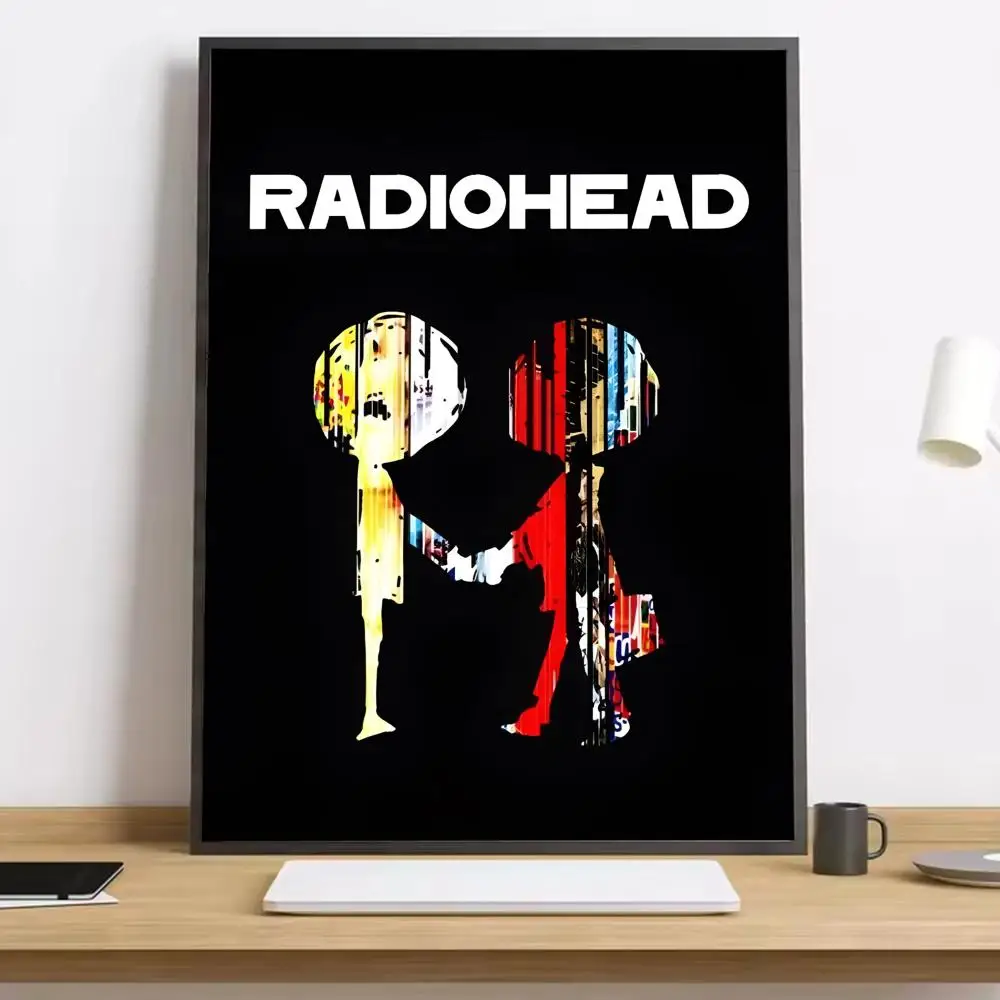 R-Radiohead Band Rainbow Painting Calligraphy HD-Leinwandposter für Wohnzimmer, Schlafzimmer, Bar, ästhetische Dekoration – Detail 11