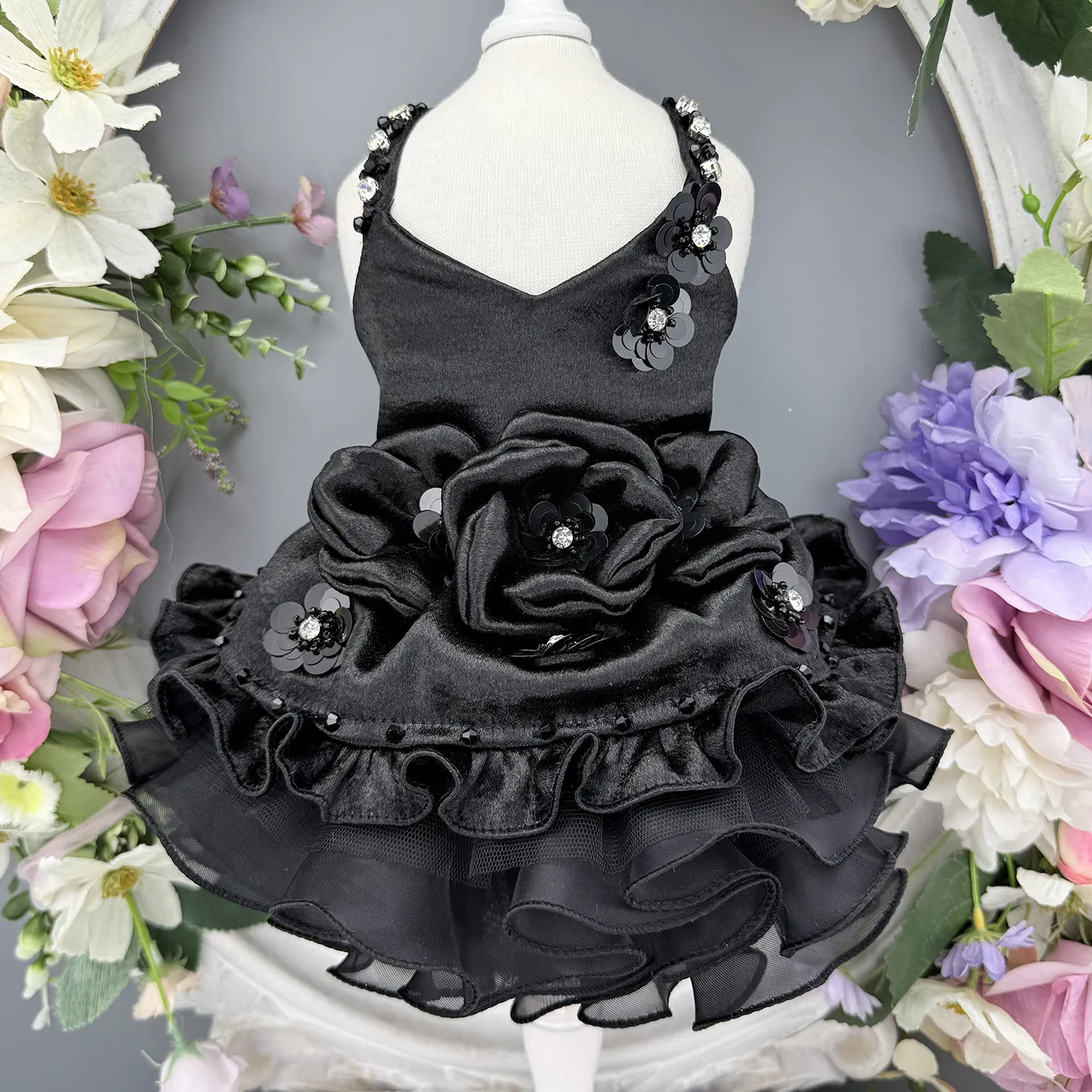 abito-di-lusso-fatto-a-mano-stile-cenerentola-nero-per-cani-di-piccola-e-media-taglia-gonna-sottile-primaverile-autunnale-per-cani-e-gatti