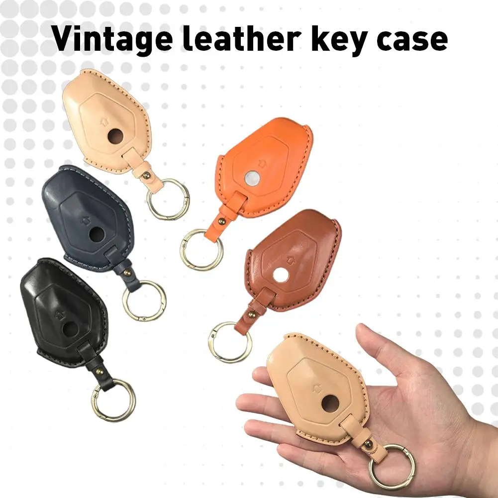 Capa de couro para chave de motocicleta, para bmw r1200gs water bird/R12-capa de couro, bolsa para chave de motocicleta, acesso de modificação w5q2