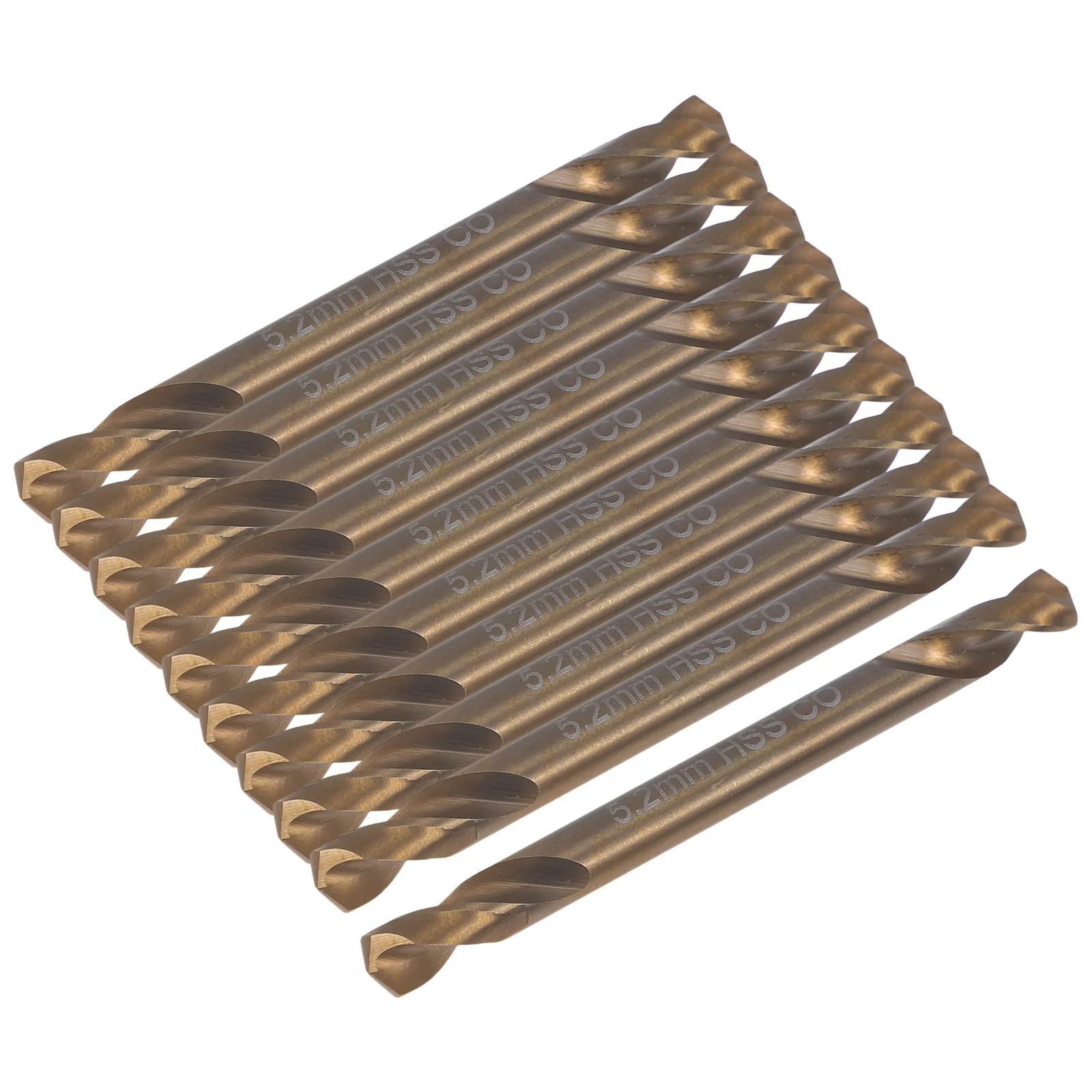 

10pcs 5 2mm Drill Bits Set Cobalt Steel Hardened for Stainless Wood Plastic Long Twisted Bit Kit Multi Functional