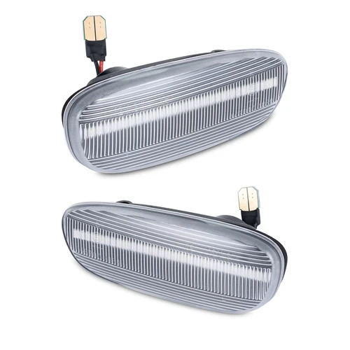 Imagen 2 del producto Luz LED dinámica de señal de giro lateral delantera para Subaru Impreza GC GM GF 1993-2001, lámparas acampanadas para guardabarros, 2 uds.