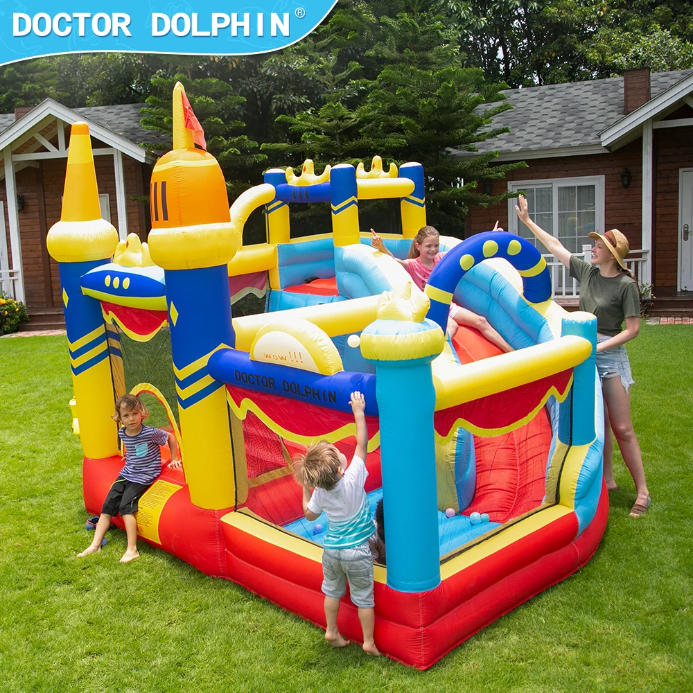 

Doctor Dolphin Customization King Party Kids Inflatable Bouncer Bouncing Castle Kids Bounce House