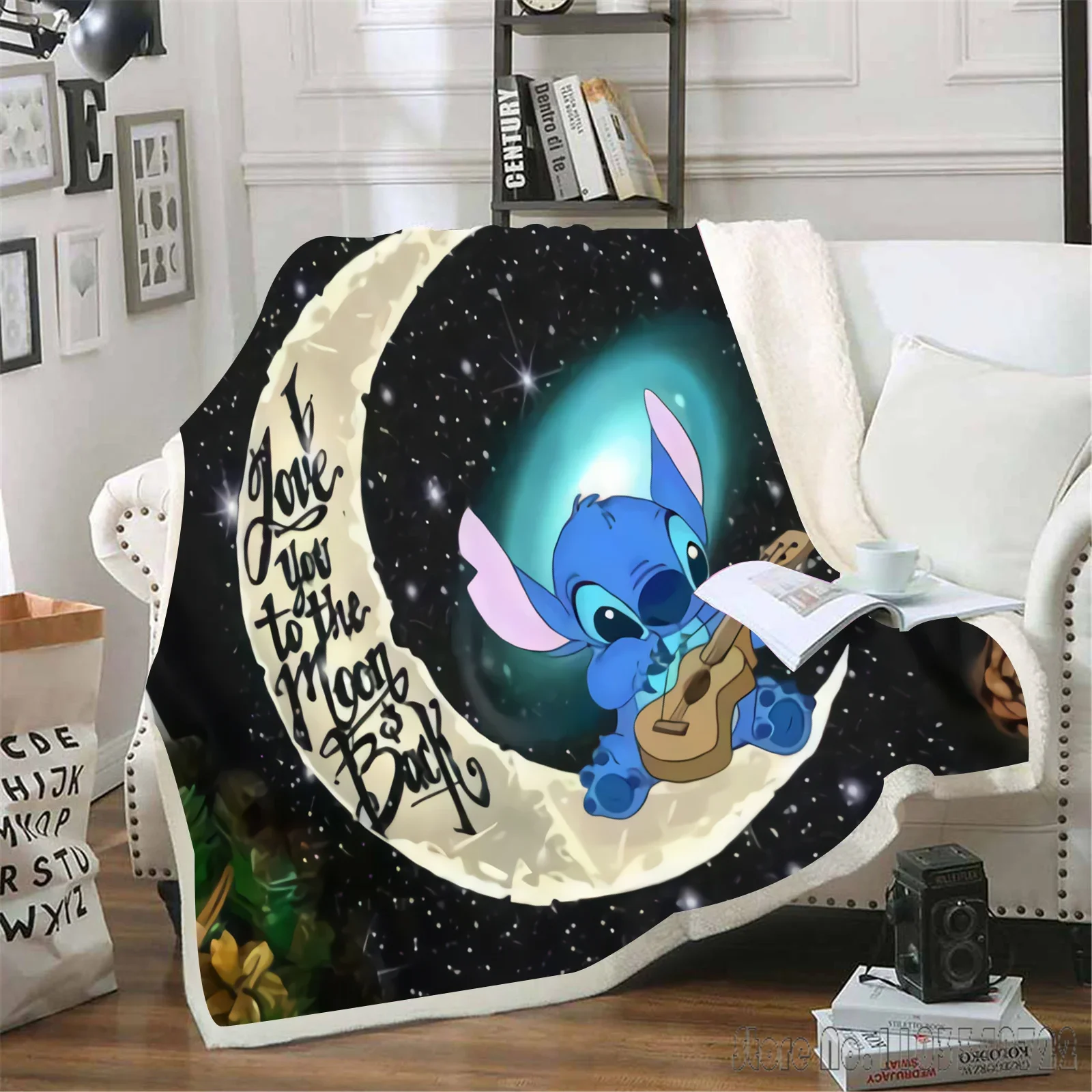 Stitch Kawaii angle 3D Printed Home Cute Kids Blanket Throw for Bed Sofa Decor Fleece Nap Blankets Boys Girls Children Gift