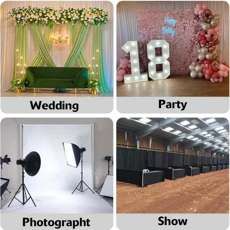 Double-Crossbar Backdrop Background Stand Frame Support System For Photography Photo Studio Video Muslin Green Screen - view 6