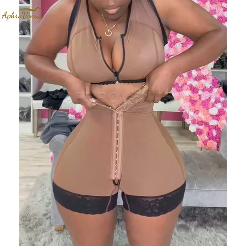 Imagen 2 del producto Fajas Colombianas aplanan el Abdomen, entrenador de cintura, moldeador de cuerpo, compresión BBL, reloj de arena, moldeador de figura, ropa moldeadora adelgazante