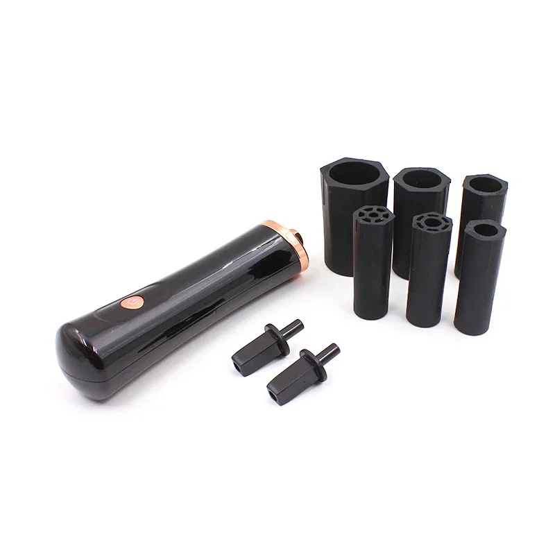 Agitador eléctrico de pegamento para pestañas, máquina de esmalte de uñas con conector de 2 uds., 6 uds., cubierta de pegamento, troquel, tinta de tatuaje, pigmento, vibración líquida