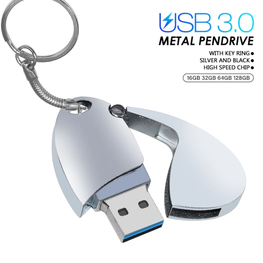 Unidad Flash USB 128 de Metal, pendrive de alta velocidad de 3,0 gb, 64gb, 32gb, 16gb y 8gb, logo personalizado para fotografía de películas