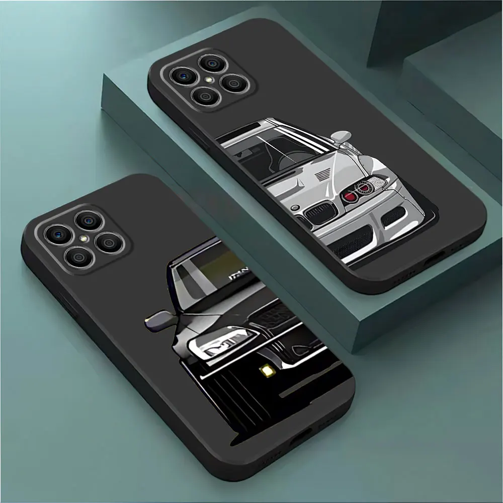 Sports Car Tokyo JDM Shell Case for Honor Magic5 Lite 90 Pro X6a 8X 70 X8 X6 X8a X9a X7 Magic5 Silicone Cover