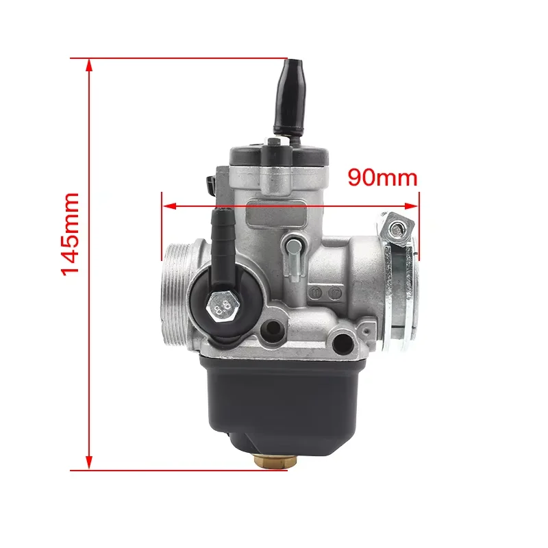 CQHZJ Motorcycle Carburetor Dellorto PHBL 20 22 24 25 26 28mm 50 To 300cc 2 4 Stroke Racing Moped Scooter Enduro Motocross Parts