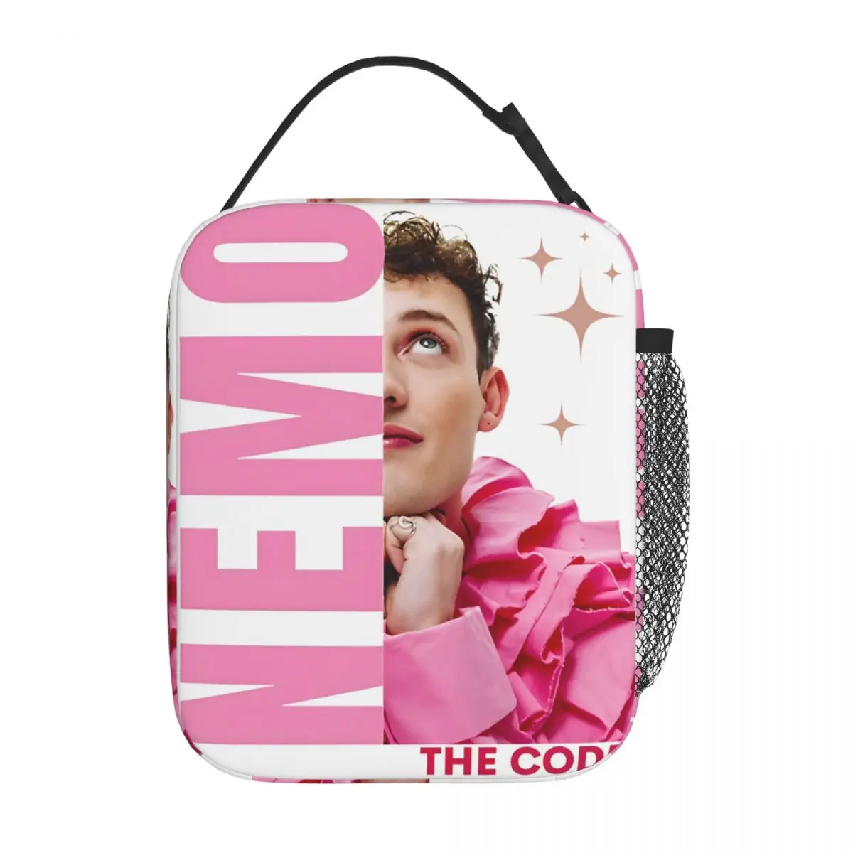 Nemo 2024 Eurovisions Switzerland Winner Insulated Lunch Bag For Outdoor The Code Food Box Portable Cooler Thermal Lunch Boxes