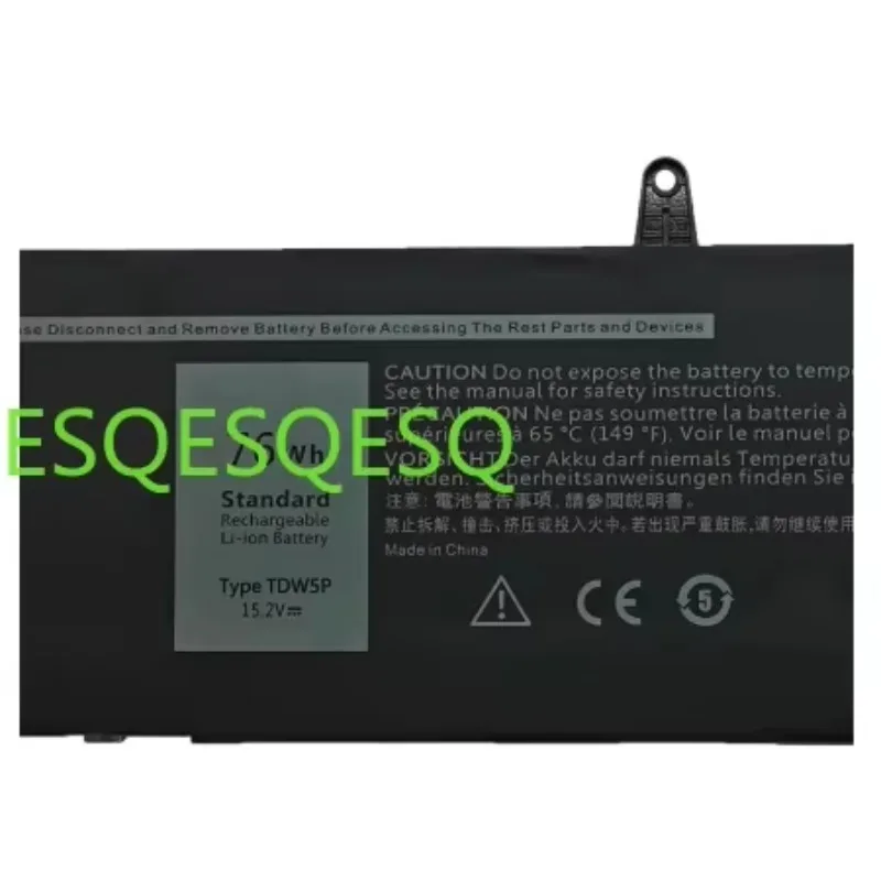 

WYORESY Аккумулятор для ноутбука TDW5P для Dell Alienware 13 R3 ALW13C-D1738 D2718 D2728 D2738 D2838 D2508 D2503S серии 15,2 В 76 Втч