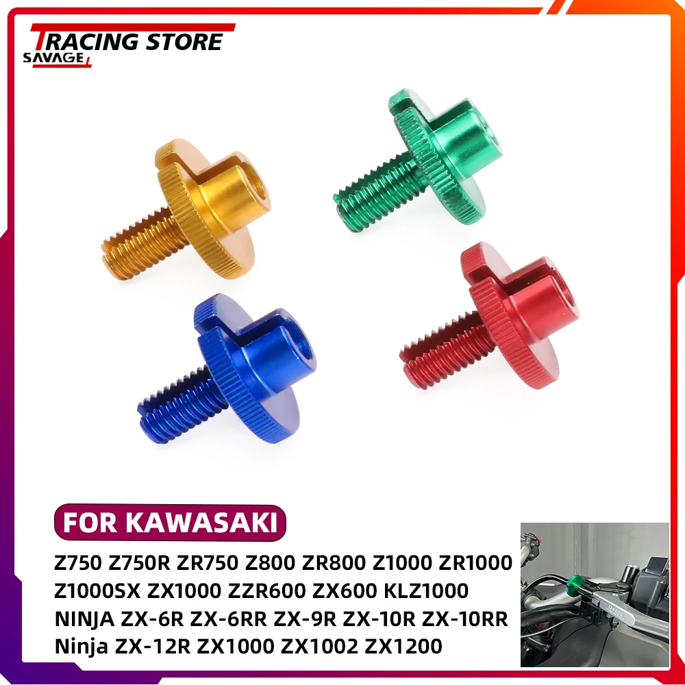 

Motorcycle M10 CNC Clutch Cable Wire Adjuster Screw For Kawasaki Z800 Z1000 ZX1000 KLZ1000 Ninja ZX6 ZX9 ZX10 ZX1000 ZX1002 750