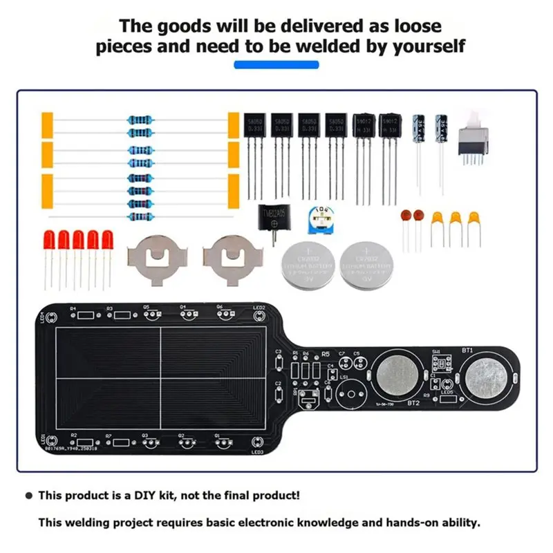 B29C-DIY Metal Detector Kit Metal Sensing Detector DIY Kit